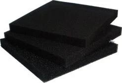PPI Filter Foam Mat Black 50x50x5 Cm